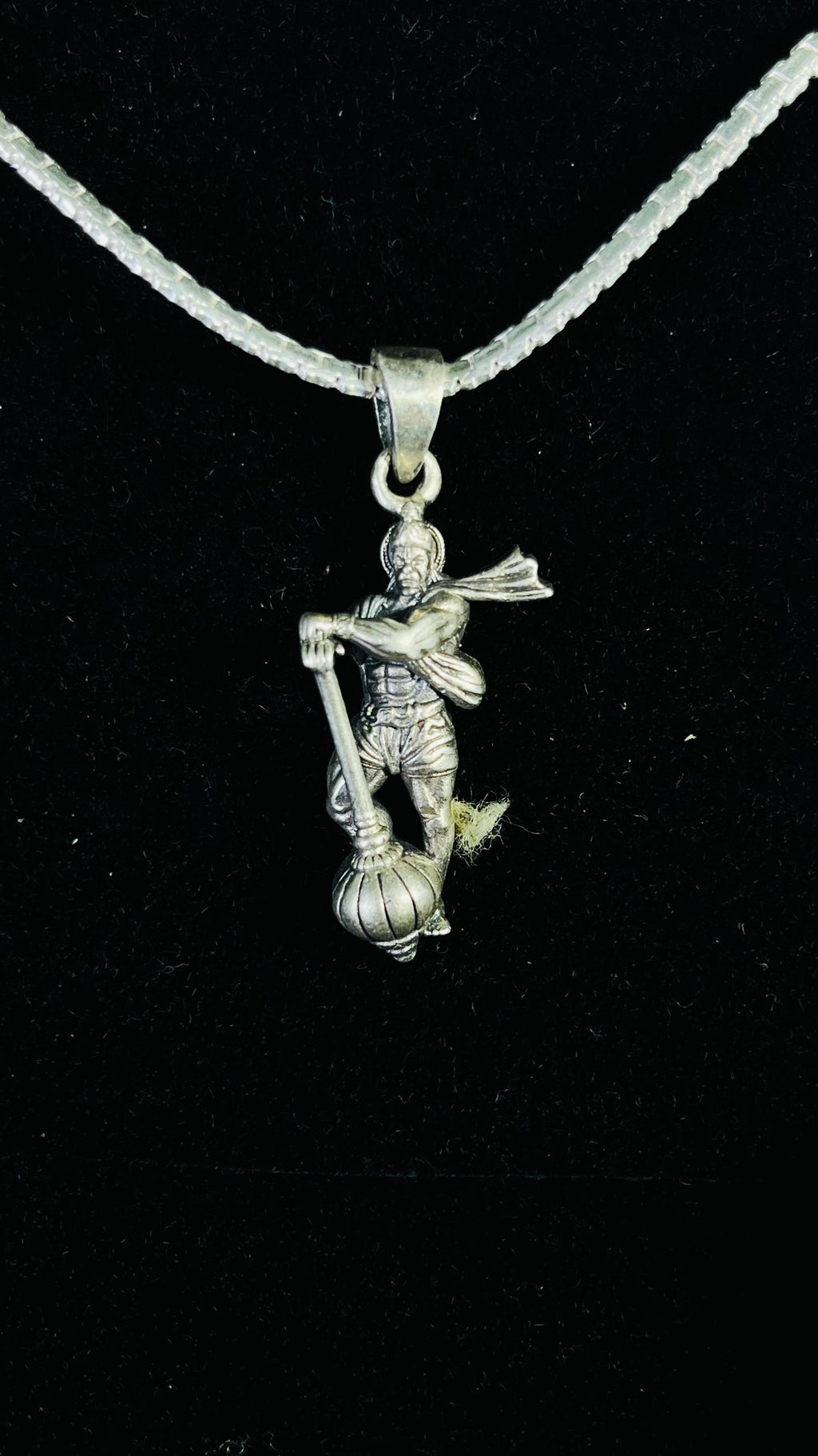 92.5 Sterling Silver Warrior Hanuman Pendant – Symbol of Strength & Protection