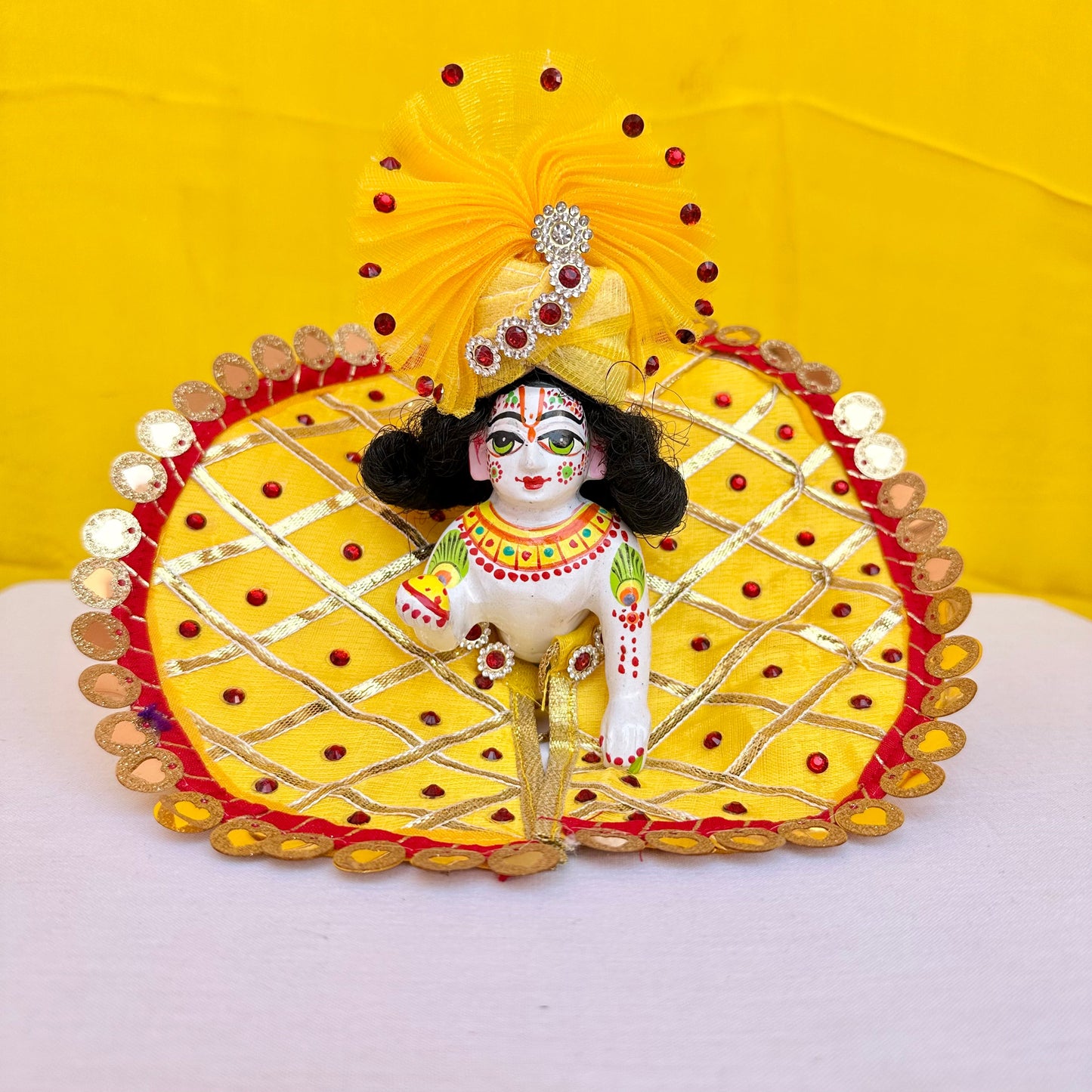 Beutyfull Yello Ladu Gopal Dress