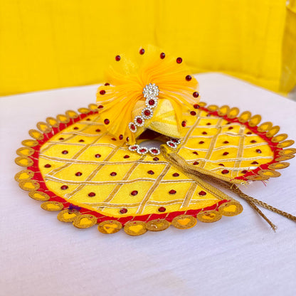 Beutyfull Yello Ladu Gopal Dress