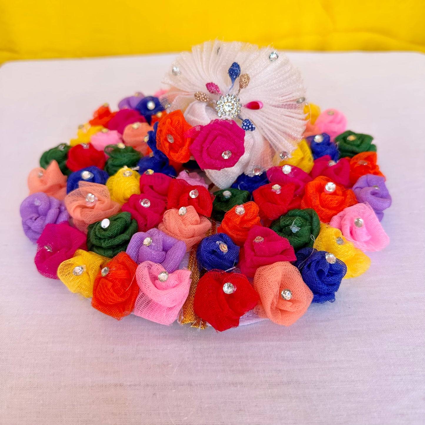 Multi Colour Flower Laddu Gopal Dress