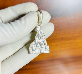 🍼 Laddu Gopal Pendant – Pure Silver | Bal Gopal with Makhan Matki