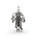🛡️ Panchmukhi Hanuman Pendant – 925 Pure Silver | Five Faces of Protection & Power
