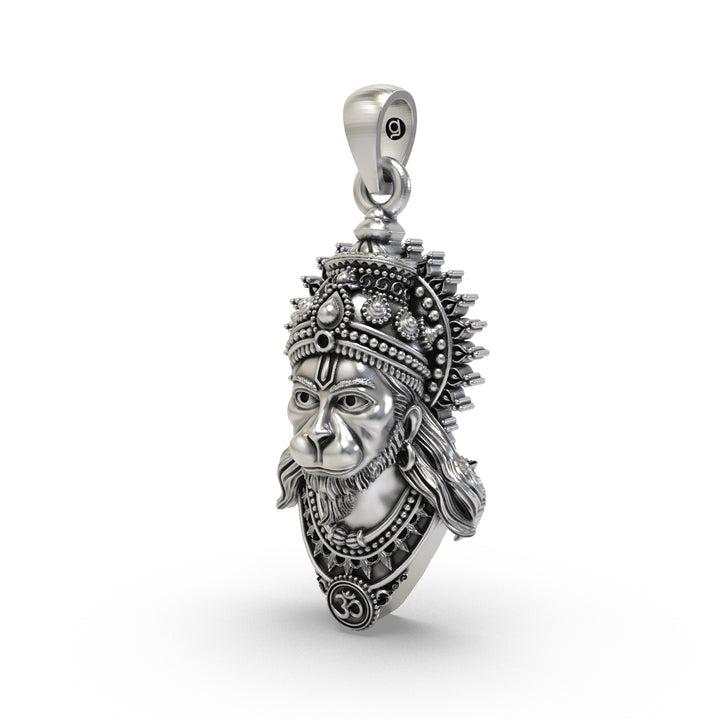 🔥 925 Pure Silver Hanuman Ji Pendant for Men & Women | Intricately Crafted | Lightweight & Durable 🔥
