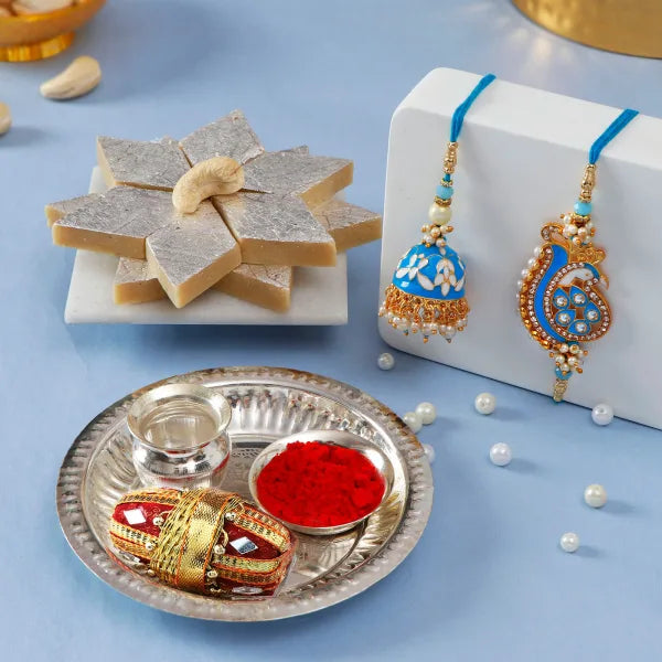 Bhaiya Bhabhi Rakhi with Kaju Katli